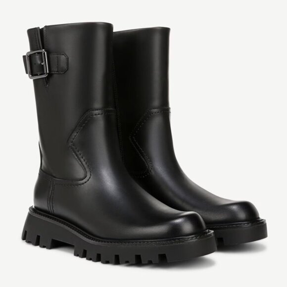 Franco Sarto Brina Mid Calf Lug Bottom Boot - Picture 1 of 9